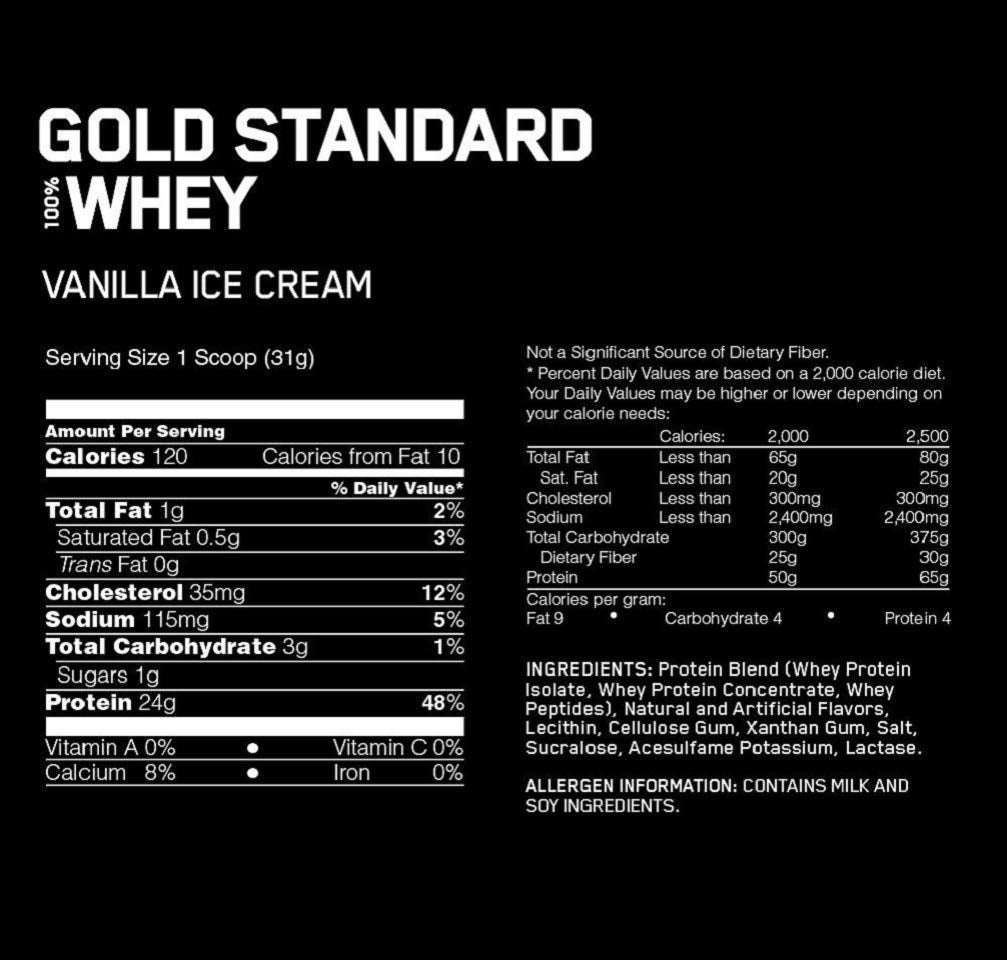 ON GOLD STANDARD 100% WHEY 5LBS/2.2KG 73 SERVINGS